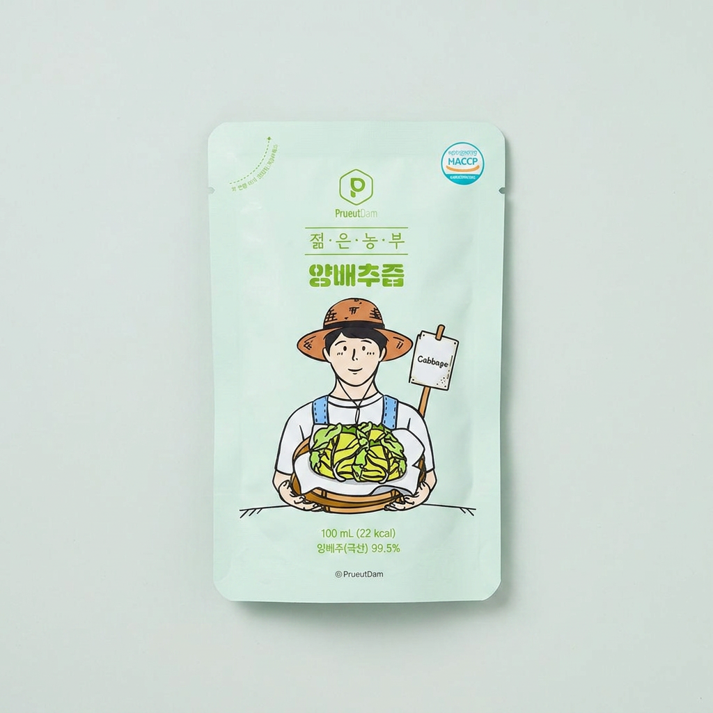 푸릇담 젊은농부 양배추즙, 100ml, 30팩 | 토스쇼핑